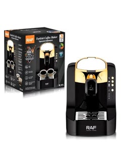 Generic Turkish Coffee Maker 2 Cup RAF (R.111) /0.8L Tank/Waste Water Tray/Self Cleaning/700W (Black) 