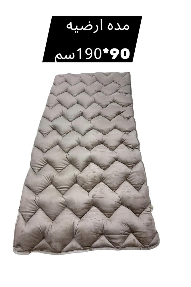 Luxury Single Sleeping Bag 190x90x6cm - Soft Polyester Fabric with Cotton Filling with Transparent Bag for Easy Carrying and Storage - Comfortable and Durable Floor Mat for Camping, Dorm Rooms, Guest Rooms, Trips - Luxury Soft Touch Foldable Mattress
