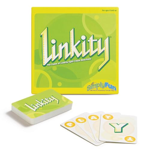 SimplyFun Linkity Engaging Vocabulary and Word Association Educational Game for Ages 8 Up Perfect Word Game for Kids for Family Night Classroom Learning and Parties for 38 Players - Image 1