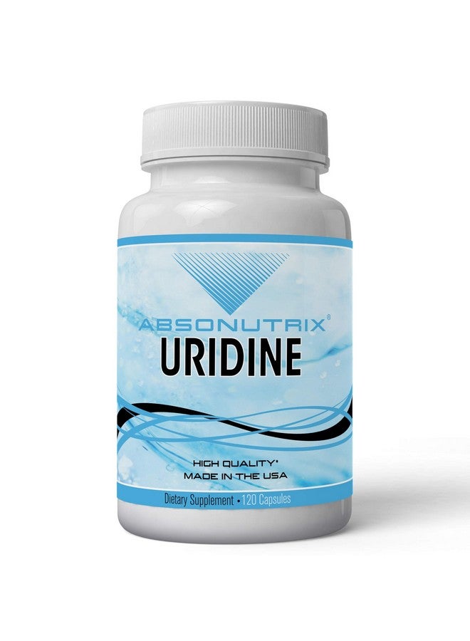 Absonutrix Uridine Monophosphate (Choline Enhancer) 500mg per Capsule - 120 Vegetable Capsules Memory Made in USA - Image 1