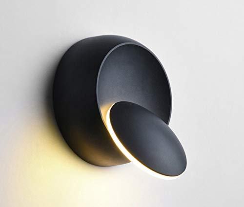 CITRA Metal 12-Watts 360 Degree Adjustable Led Wall Light Black (Round, Pack Of 1) - Image 1