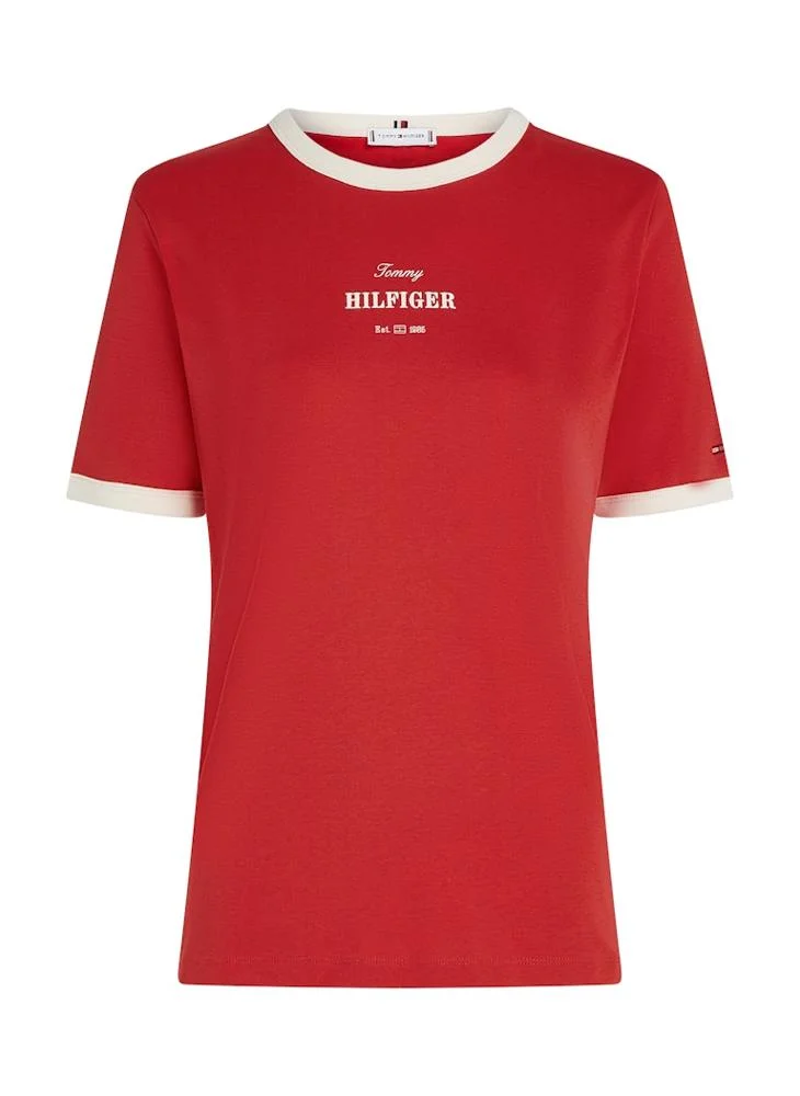 تومي هيلفيغر Crew Neck T-Shirt