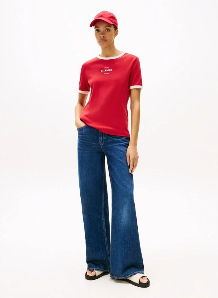 تومي هيلفيغر Crew Neck T-Shirt