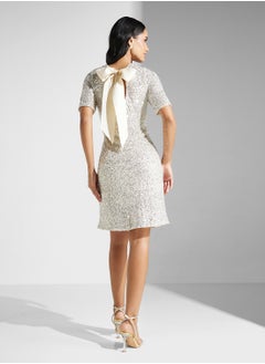 ONLY Onlbex Bow Midi Dress  - Image 2