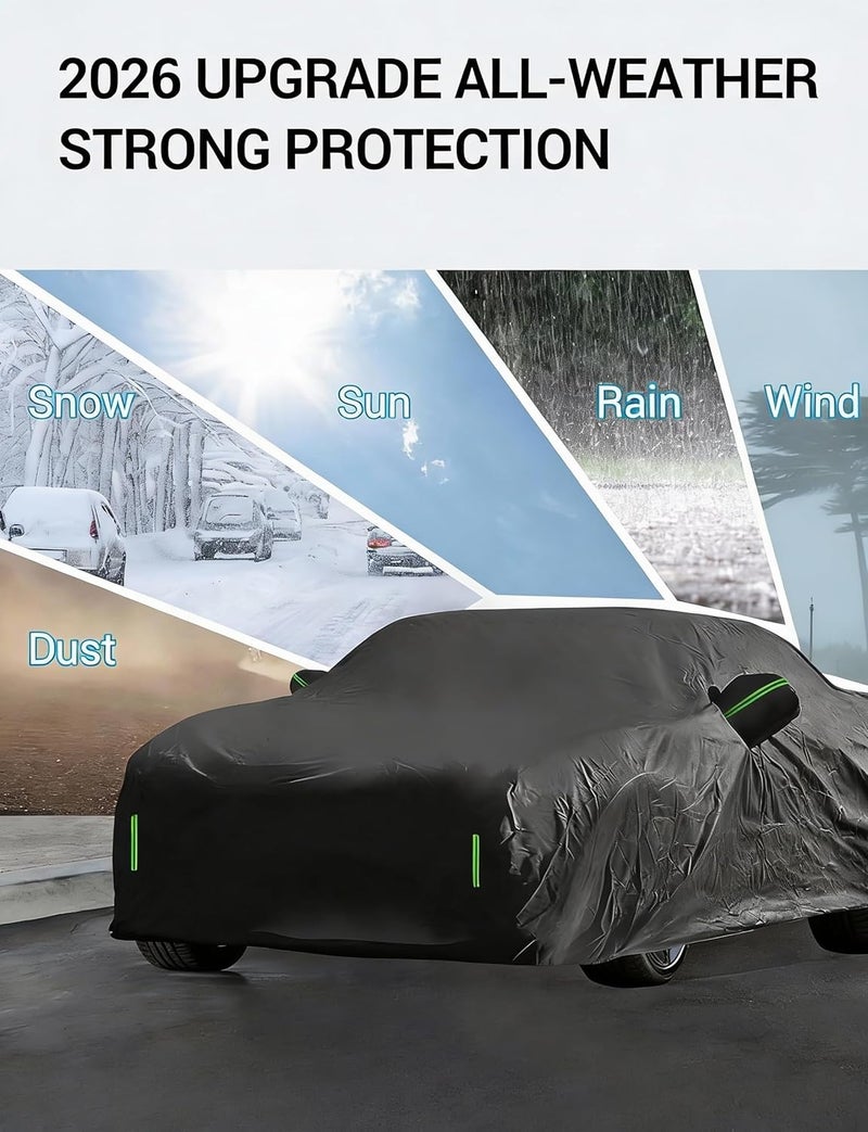 Proadsy 2025 Upgrade Car Cover for Kia Carnival 2022-2025 - Waterproof All Weather Protection - Image 3