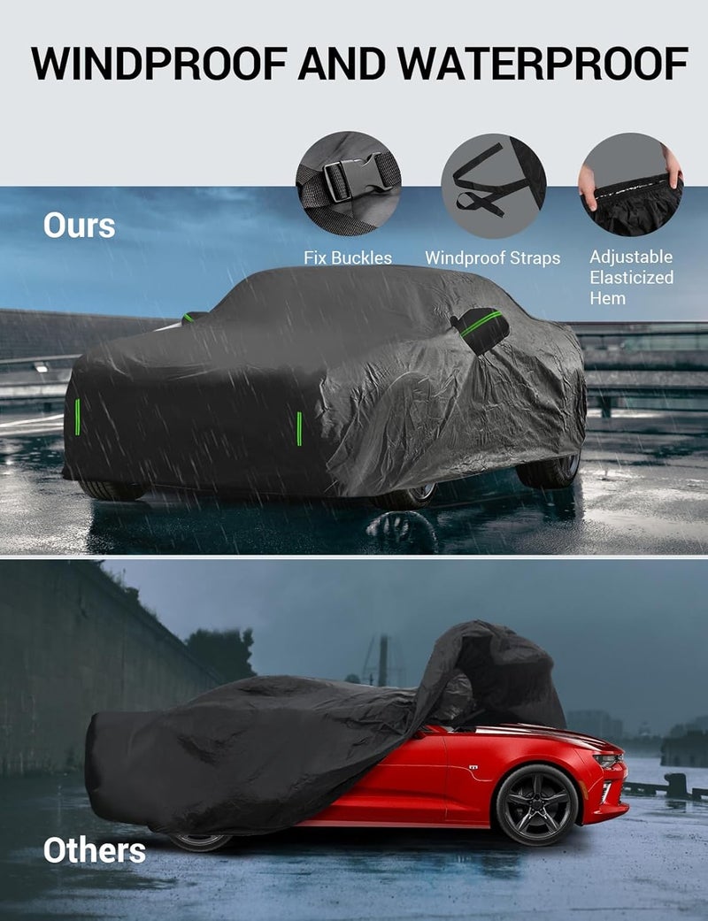 Proadsy 2025 Upgrade Car Cover for Kia Carnival 2022-2025 - Waterproof All Weather Protection - Image 5