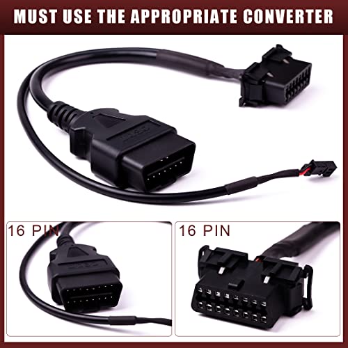 gtpartes Security Gate Bypass OBD2 Cable Fit for 2018-2020 Dodge Cummins RAM 1500 2500 OBD2 Cable 16 Pin Bypassing and Diagnosing OBDII System Reader Repair Direct Replacement - Image 2