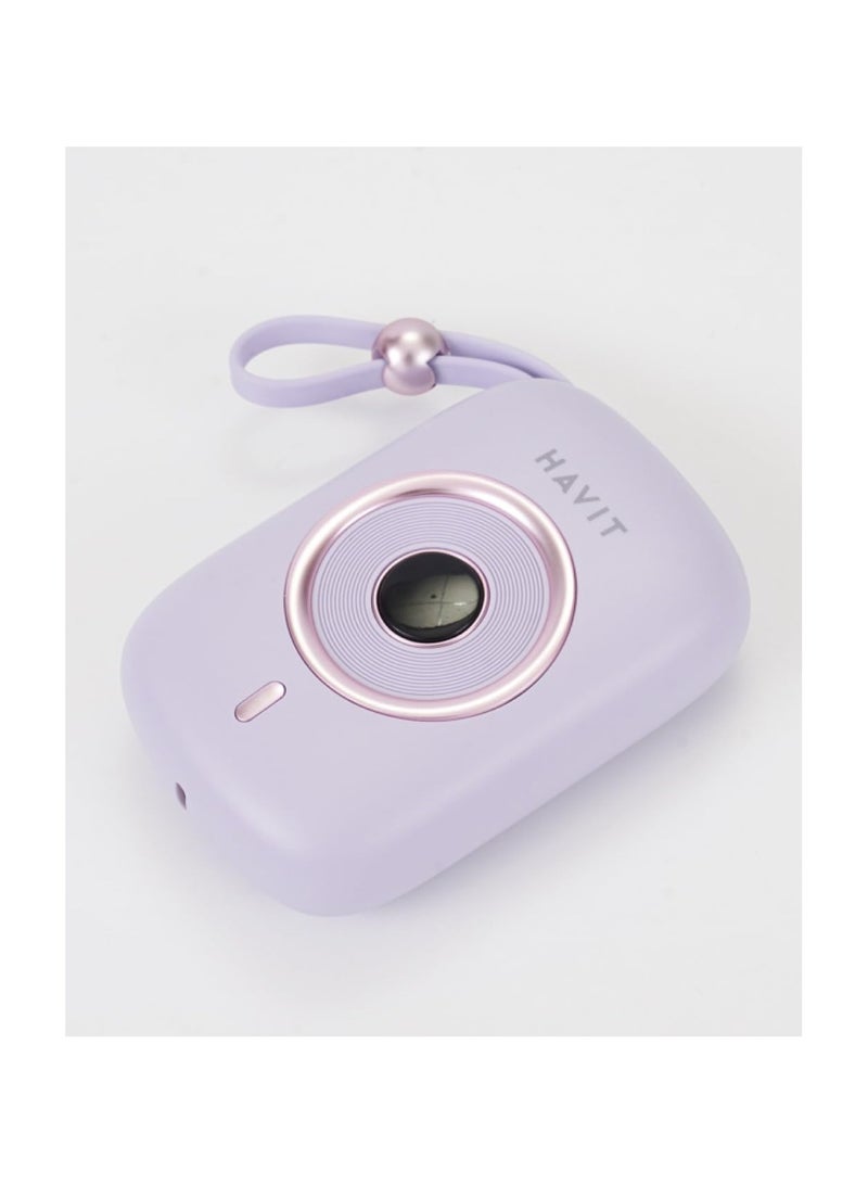 هافيت بنك الطاقة السريع هافيت PB5214، 10000 مللي أمبير/ساعة، PD، 35 واط، 2 في 1، لون بنفسجي - Image 1