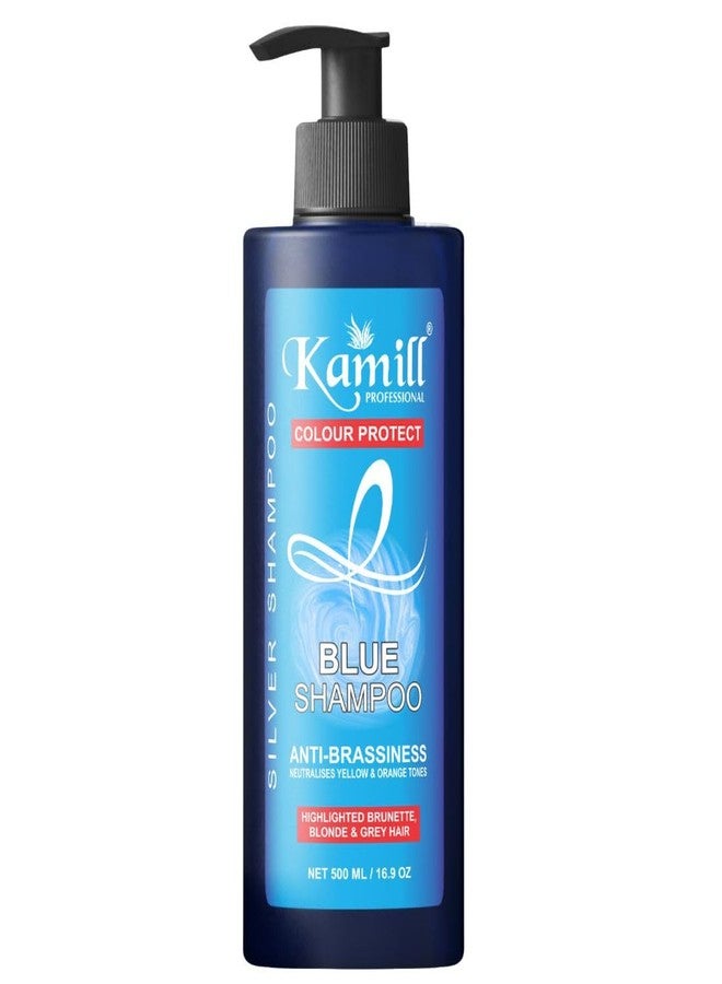 Kamill Professional Blue Shampoo Neutralising & Anti-Yellow Sulfate Free | 500 Ml - Image 2