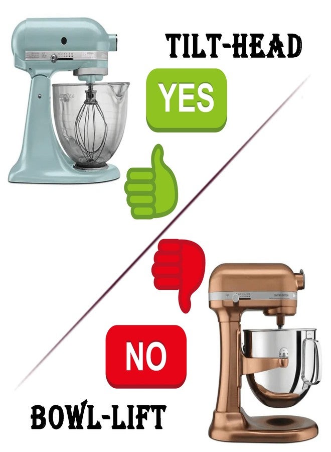 ELSOON K45DH Dough Hook & K45B Flat Beater & K45WW Wire Whip-3 Pieces Replacement for KitchenAid 4.5QT Tilt-Head Stand Mixers - Image 4