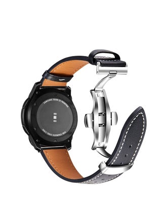 Black with silver buckle