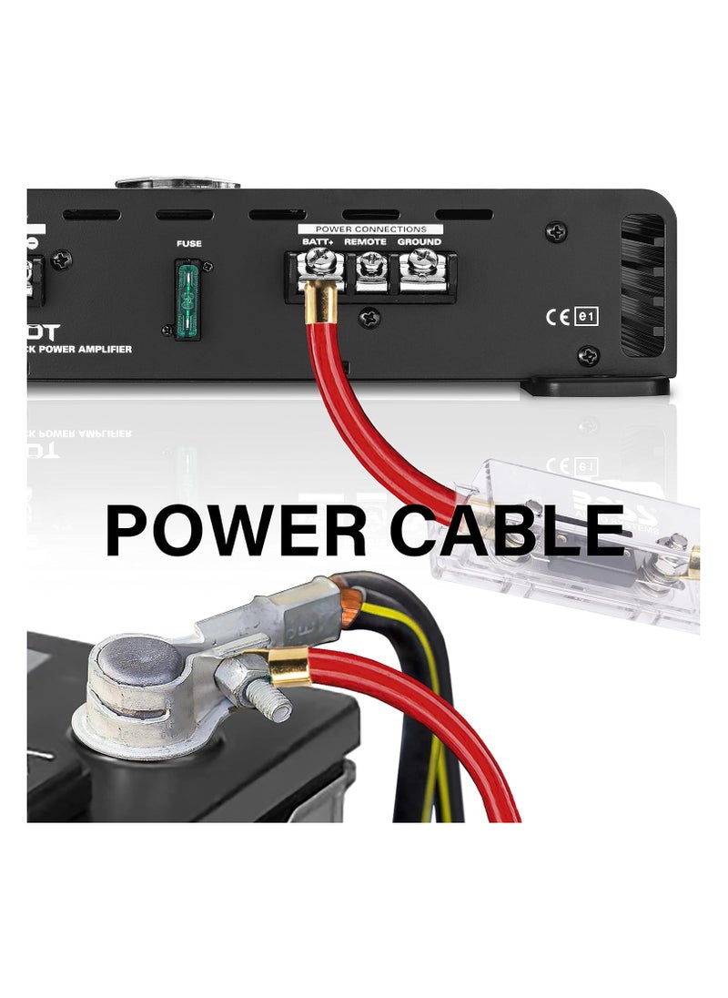 BOSS AUDIO SYSTEMS BOSS Audio Systems KIT20 0 Gauge Amplifier Installation Wiring Kit - A Car Amplifier Wiring Kit Helps You Make Connections and Brings Power To Your Radio, Subwoofers and Speakers  - Image 4