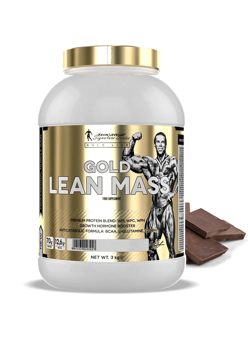 KEVIN LEVRONE - Gold Lean Mass, Chocolate Flavour, 3kg - Image 1