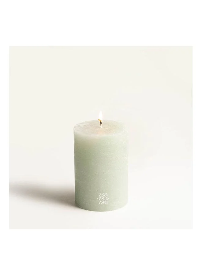 Zsa Zsa Zsu Deurne Aqua Paraffin Candle 9x9x13 cm