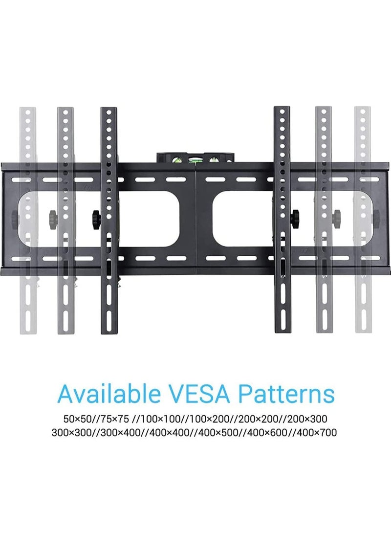 26" - 75" Fixed TV Wall Mount Bracket, Universal Tilt TV Heavy Duty Wall Mount Adjustable TV Stand for LED LCD OLED Plasma TV with Super Strong 50kg Weight Capacity VESA up to 700 x 400 - Image 4