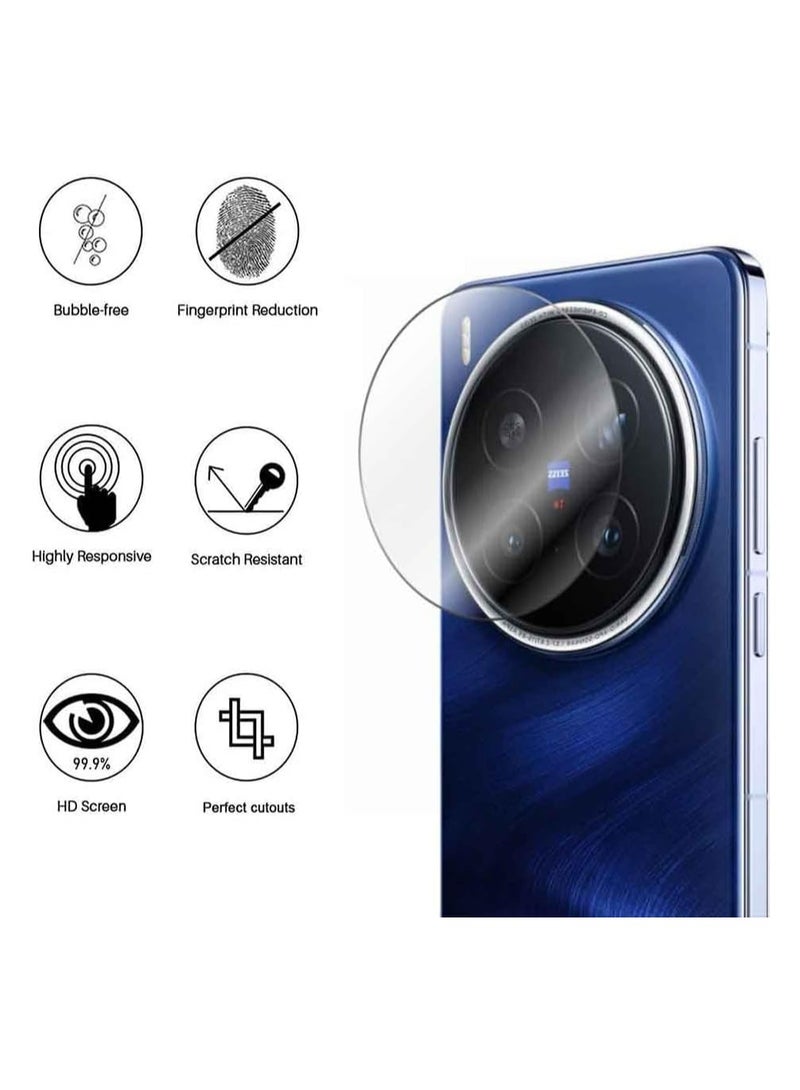 عام "عرض [2+2]: زجاج حماية متميز للشاشة والكاميرا لـ VIVO X Fold 5 - مقاومة 9H مع الحفاظ على حساسية البصمة - شفافية عالية ومضاد للخدوش والفقاعات" - Image 4