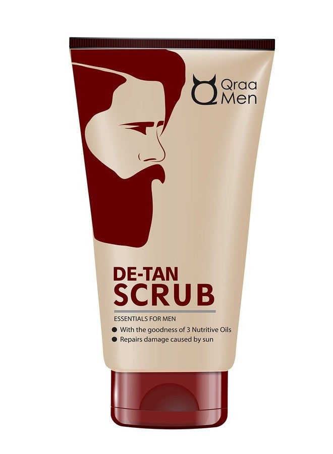 Qraa De-Tan Scrub and Pack for Men - Skin Lightening/Brightening - 100 g and 120 g - Image 2