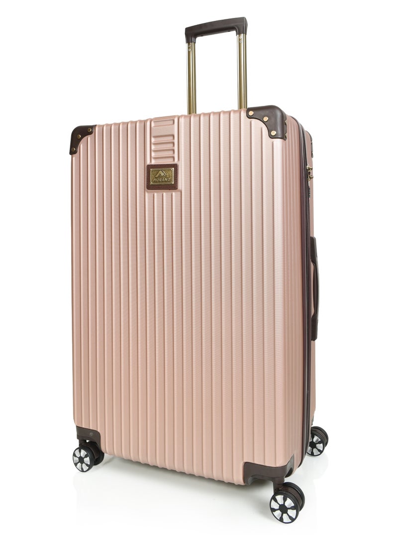 MORANO Premium 4-Piece Hard Shell Luggage Set – Durable ABS, Impact & Shatter-Resistant (28+24+20+12 Inch) – Rose Gold - Image 5