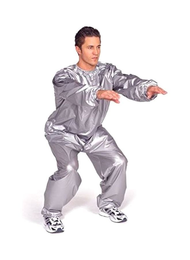 SIDRA Sauna Suit Small Size Thermal Sweat Suit for Weight Loss Fitness Exercise Home Use - Image 5