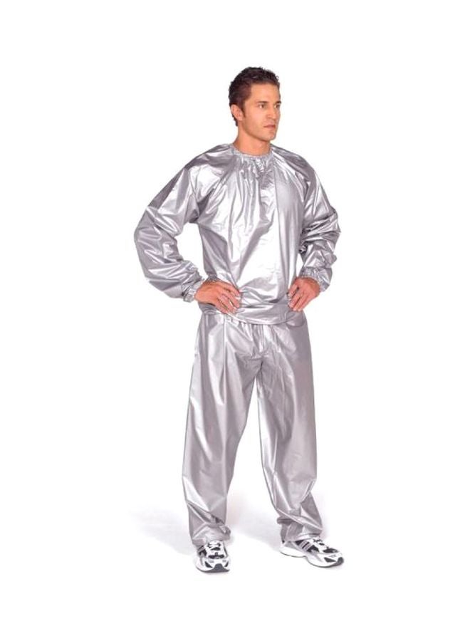 SIDRA Sauna Suit Small Size Thermal Sweat Suit for Weight Loss Fitness Exercise Home Use - Image 4
