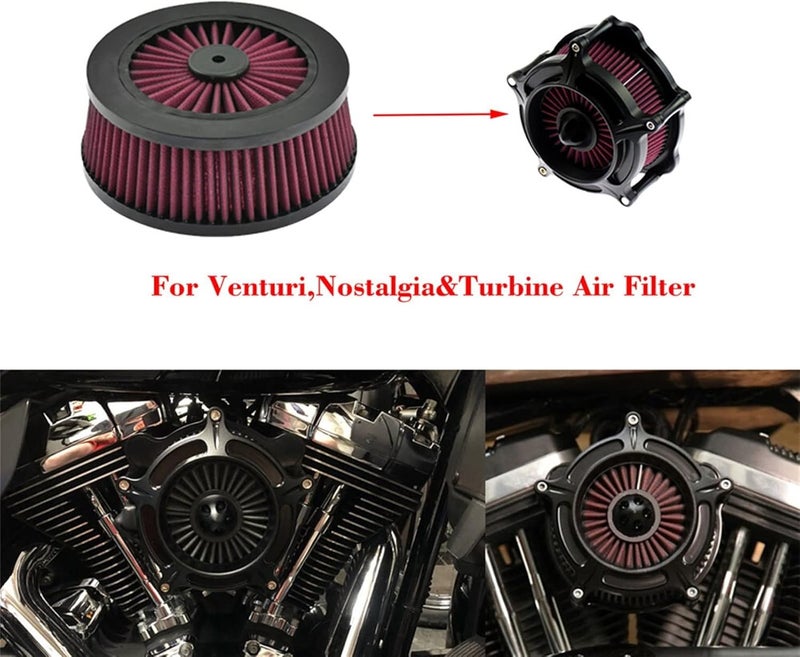Wivplex Motorcycle Air Filter Element for Harley Models - Image 3