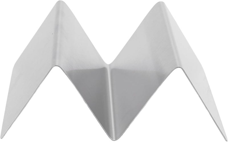 Stainless Steel Taco Holder Stand Dishwasher Safe 1 2 Slots For Home Kitchen Restaurant - Image 1