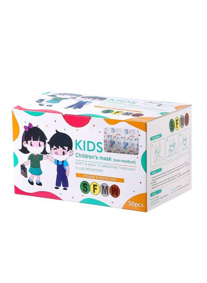 SFMW Children's face mask kit of 50 coated pieces  - Image 1
