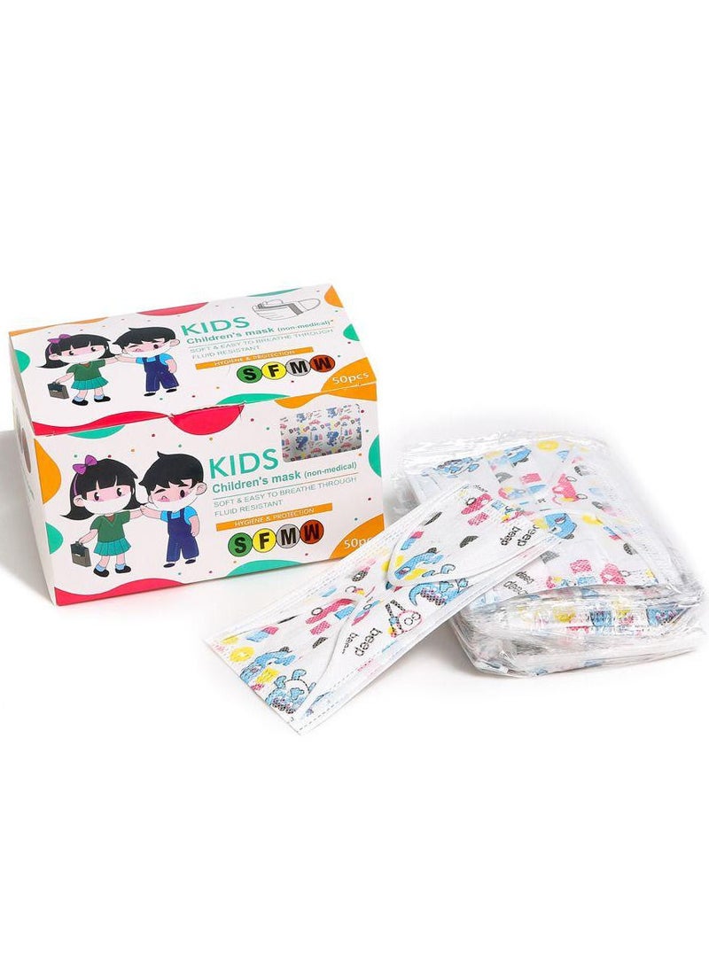 SFMW Children's face mask kit of 50 coated pieces  - Image 3