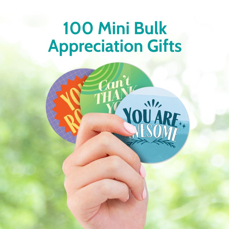 T MARIE 100 Mini Bulk Appreciation Gifts - 2.25â€ Token of Appreciation Chips for Employee Appreciation Week, Staff, Nurses, Teachers, Students and More - Share Kindness, Recognition and Motivation - Image 3