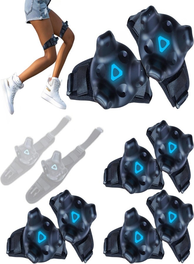Skywin VR Tracker Straps for HTC Vive System Tracker Puck - Adjustable Straps for Leg Object and Full-Body Tracking in Virtual Reality (4 Leg Strap) - Image 1