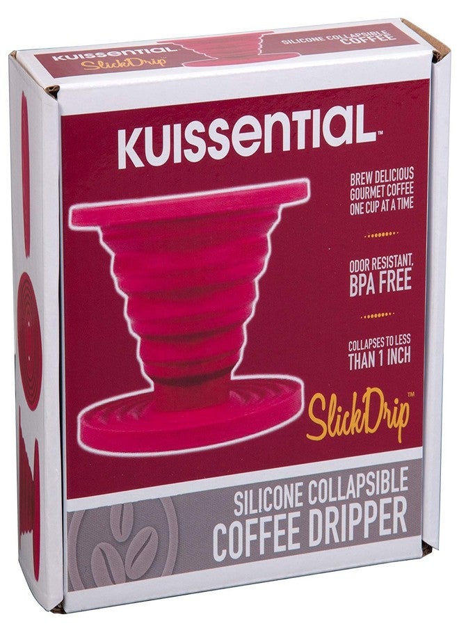 Kuissential SlickDrip Pour Over Coffee Dripper-Collapsible, Reusable Silicone Coffee Filter Cone-Manual Coffee Brewer Makes One to Two Cups of Strong Brew-Great for Hiking, Camping, Xmas Holiday Gifts - Image 5