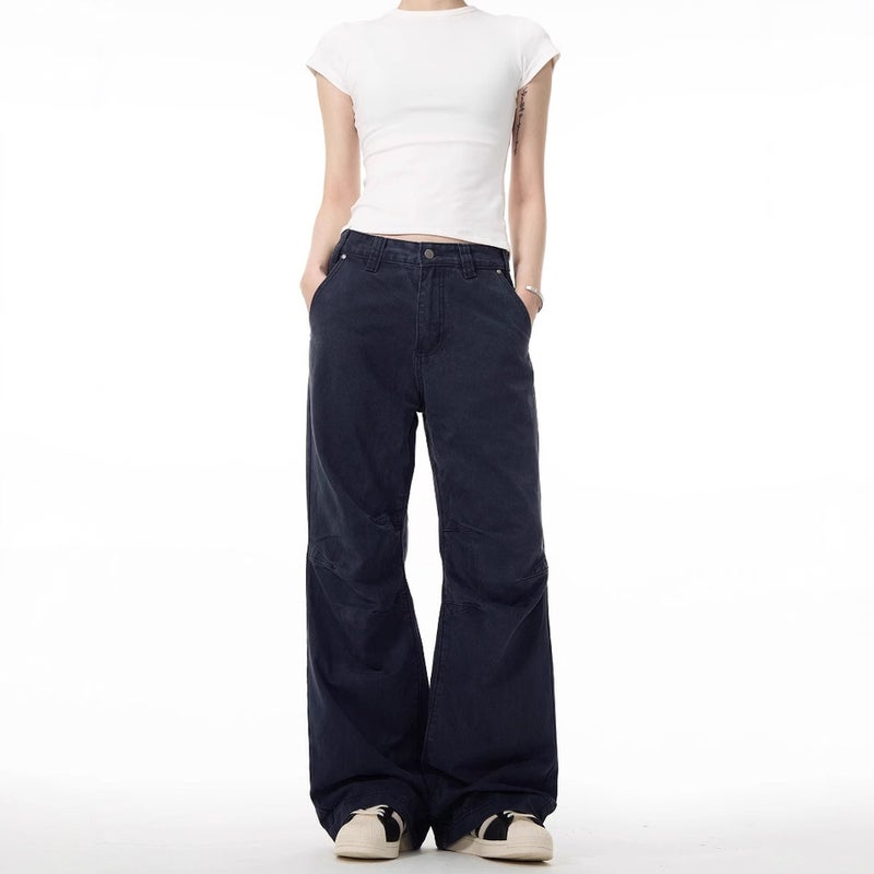 Unisex Casual Daily Denim Jeans - Image 4