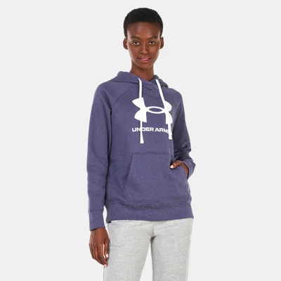 UNDER ARMOUR Women's UA Rival Fleece Logo Hoodie