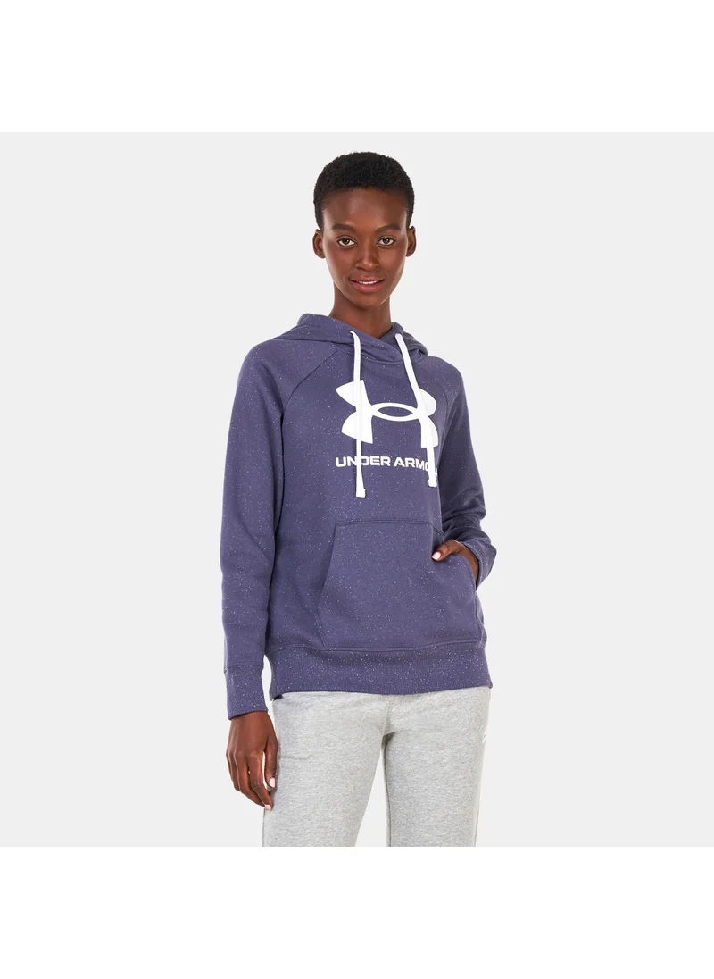 اندر ارمور Women's UA Rival Fleece Logo Hoodie