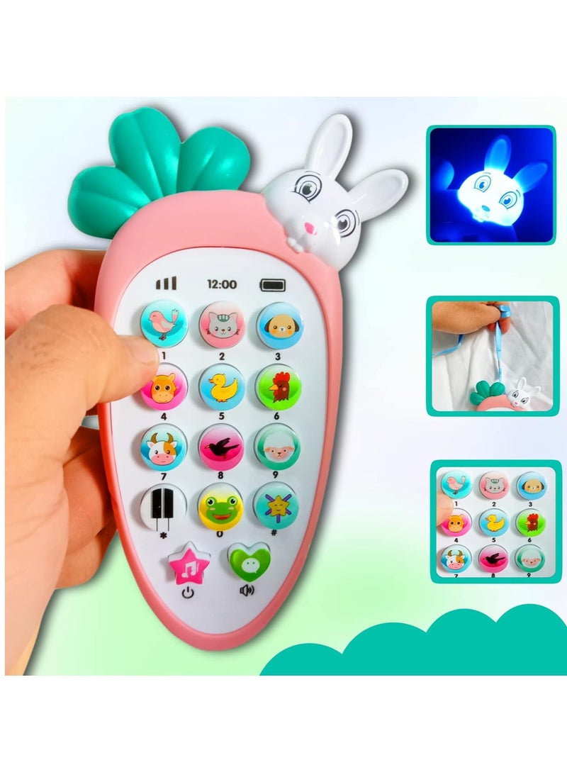 null - A baby phone in The Shape of a rabbit, music and lighting-Assorted Colors By TOYS-EGYPT - Image 1