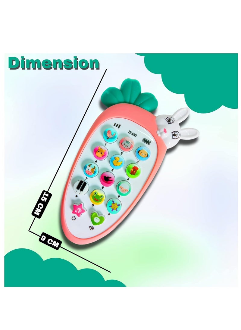 null - A baby phone in The Shape of a rabbit, music and lighting-Assorted Colors By TOYS-EGYPT - Image 1