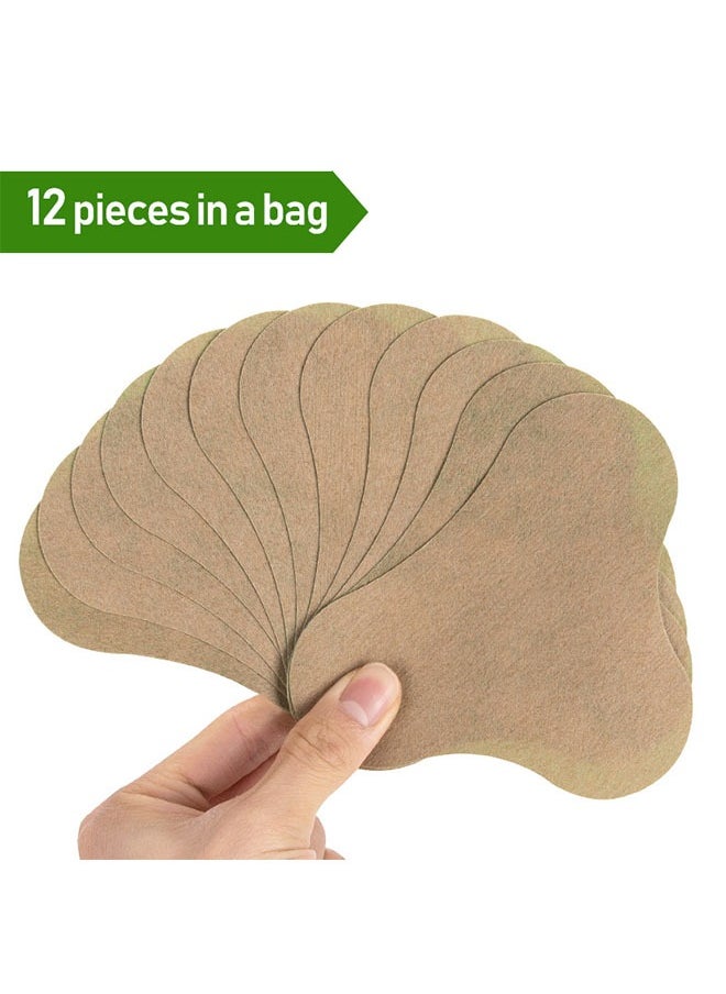 KanyeHB - Wormwood Cervical Paste 12 Patches, Natural Herbal Extract, Perfect Fit To the Cervical Spine, Strong Effective, Relieve Cervical Pain and Neck Ache, Mugwort Shoulder and Neck Patch - Image 1