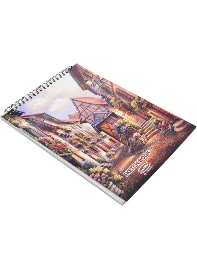 Yassin Sketchbook, 40 Sheets K16 Wire-Bound 110gsm for Art and Drawing - Image 2