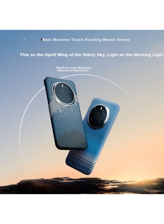 Conga حافظة حماية كاملة من ألياف كيفلار أراميد لجهاز Honor Magic7 Pro رقيقة للغاية مضادة للسقوط مع تبديد الحرارة باللون الأسود - Image 5