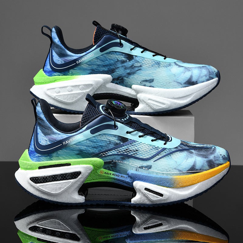 2025 Autumn New Parent-Child Casual Sports Shoes Youth Running Shoes Swivel Buckle Trendy Shoes Sneakers - Image 1