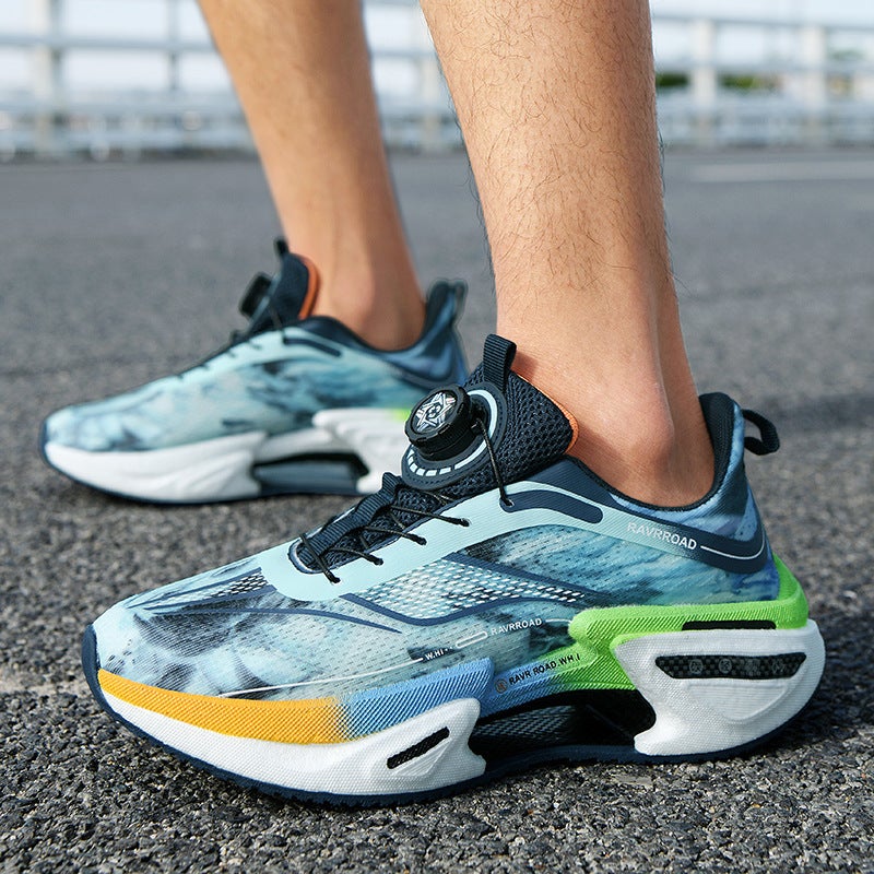 2025 Autumn New Parent-Child Casual Sports Shoes Youth Running Shoes Swivel Buckle Trendy Shoes Sneakers - Image 2