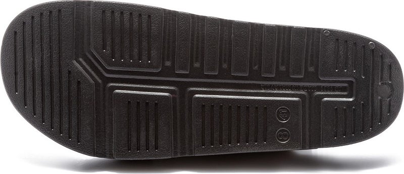 Twigy Kevin Striped Men's Slippers Black 40/45 FF0309  - Image 4