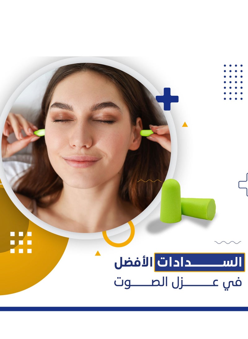 Generic 10 Pairs of Earplugs, Earplugs for Sleeping, Earplugs for Swimming, Noise-Canceling Earplugs, Ultra-Soft, Reusable. Soundproof Earplugs, Swimming Earplugs, Earplugs, Earplugs for Children, Swimming Earplugs for Children.  - Image 2