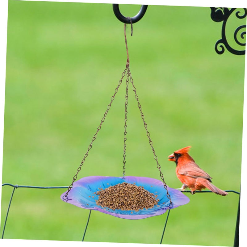 Blue Hummingbird Feeder Hanging Platform For Easy Bird Watching - Image 5