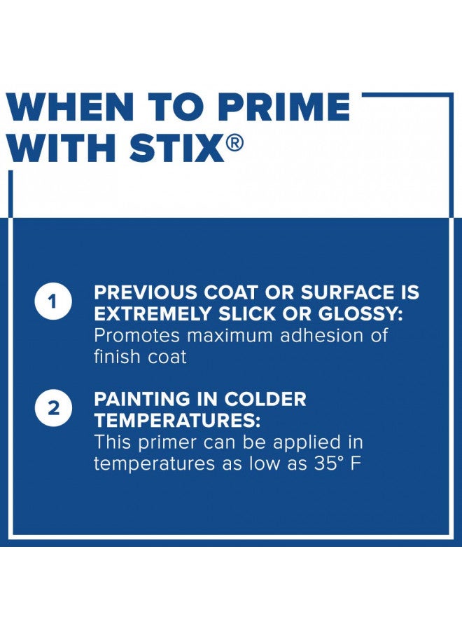 INSL-X SXA11009A-01 Stix Acrylic Waterborne Bonding Primer, 1 Gallon, White  - Image 3
