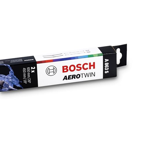 Bosch Wiper Blade Aerotwin A863S, Length: 650mm/450mm – Set of Front Wiper Blades - Only for Left-Hand Drive (EU) - Image 2