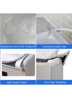 Bukela Waterproof Washing Machine Cover, Sunscreen Dustproof Cover For Front Load Washer Protection For Home Laundry, Dust proof and Anti-aging Cover  - Image 4