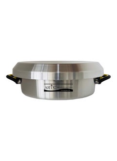 ARTC ARTC 2 Pieces Maqluba Multi-Purpose Pure Thick Aluminum Pot And Tray, Upside Down Palestinian Rice Dish Cooking pot, Release Easy And Keeps shape  - Image 4