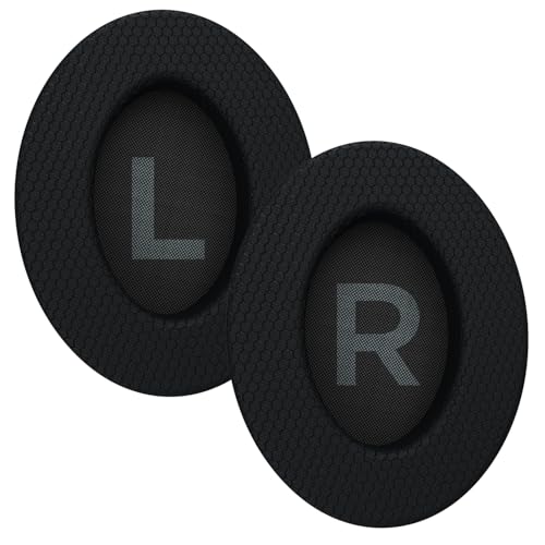EvoFox Hyperion Fabric Ear Pads (Black) | Replacement Cushions for Hyperion Series Gaming Headsets | Breathable Fabric, Noise Isolation, Comfortable for Long Gaming & Work - Image 1