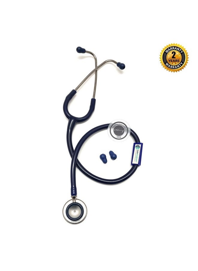 آي إس إندوسيرجيكالز - سماعة الطبيب الفضية IS Indosurgicals (زرقاء) - Image 1